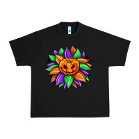 Black sunflower halloween Urban Heavy Tee - JahusDesignShop