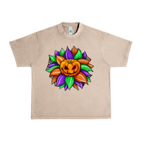 French Oak sunflower halloween Urban Heavy Tee - JahusDesignShop