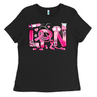 Black breast cancer lpn licensed practical nurse Ladies Tee - JahusDesignShop