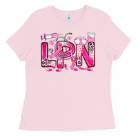 Bubblegum Pink breast cancer lpn licensed practical nurse Ladies Tee - JahusDesignShop