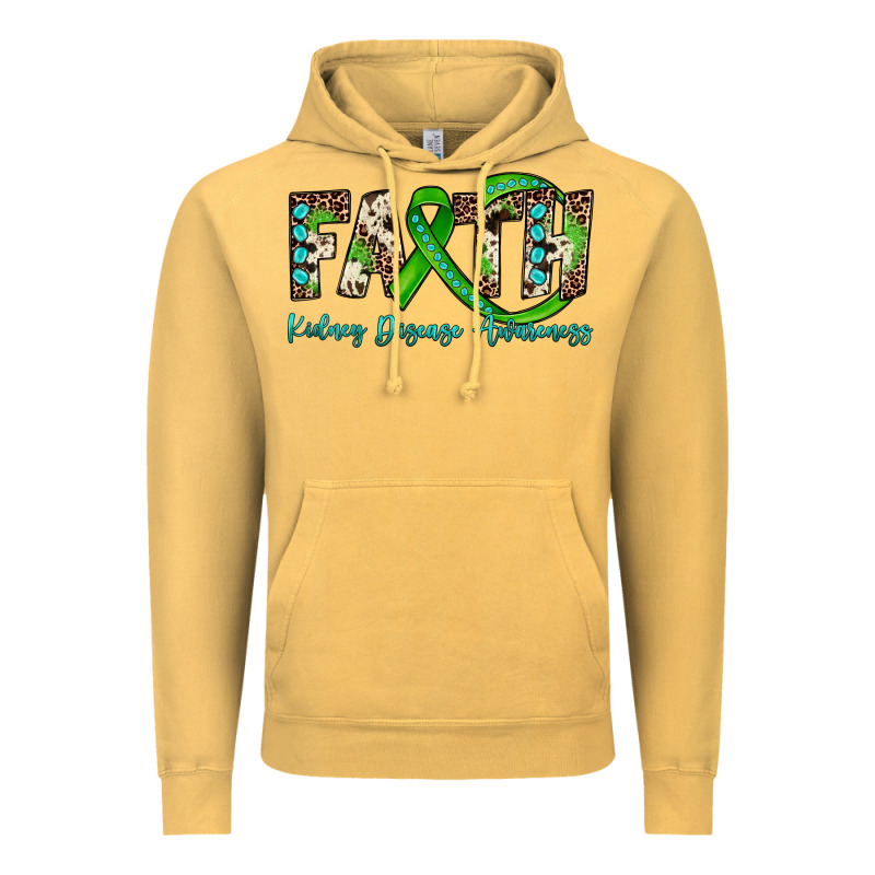 Faith Kidney Disease Awareness Vintage Hoodie by JahusDesignShop | Teevron