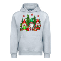 Heather Grey christmas gnomies Urban Hoodie - CowGirlArtShop