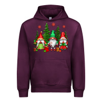 Mauve Wine christmas gnomies Urban Hoodie - CowGirlArtShop