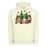Pigment Pistachio christmas gnomies Urban Hoodie - CowGirlArtShop