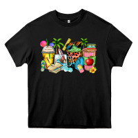 Black summer teacher coffee cups Heavy Core Tee - Zillion Design Studio