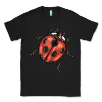 Black ladybug Classic Tee - BarkalooDesign