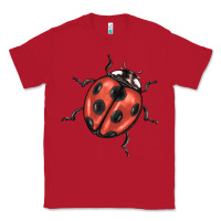 Red ladybug Classic Tee - BarkalooDesign