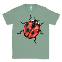 Sage ladybug Classic Tee - BarkalooDesign