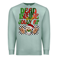 Seafoam dead inside but jolly af Premium Sweatshirt - BarkalooDesign