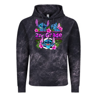 Cloud Black preview flower stitch 2nd grade Vintage Hoodie - AdoDesignShop