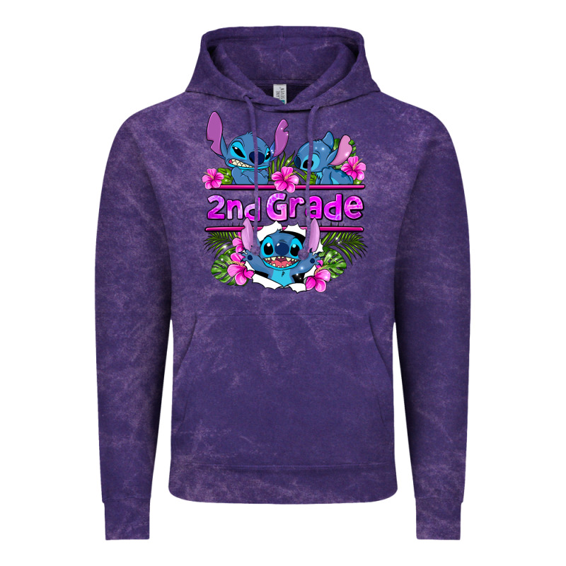 Preview Flower Stitch 2nd Grade Vintage Hoodie by AdoDesignShop | Teevron