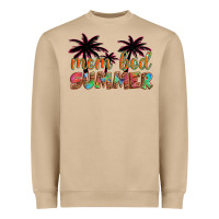 Mom Bod Summer With Palms Heavyweight Sweatshirt | Teevron