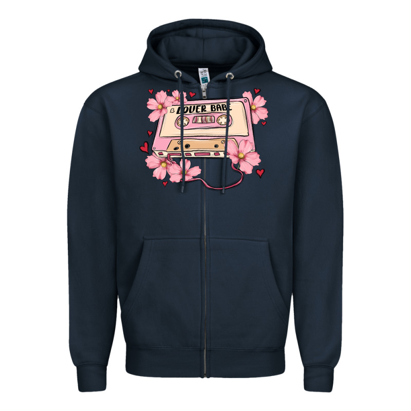 Lover Babe Valentines Day Zipper Hoodie by MaliasSmallBusiness | Teevron