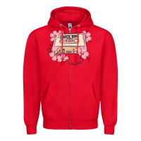 Red lover babe valentines day Zipper Hoodie - MaliasSmallBusiness