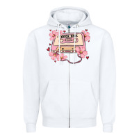 White lover babe valentines day Zipper Hoodie - MaliasSmallBusiness