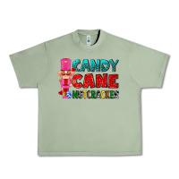 Oil Green candy cane and pink nutcracker ado Urban Heavy Tee - AdoDesignShop