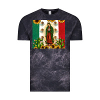 Cloud Black our lady of guadalupe Vintage Tee - JahusDesignShop