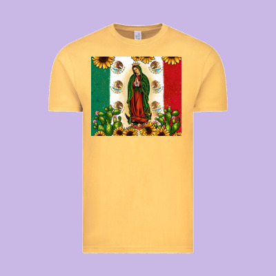 Our Lady Of Guadalupe Vintage Tee Designed By Jahusdesignshop