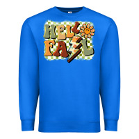 True Royal groovy hello fall Premium Sweatshirt - BarkalooDesign