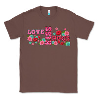 Chestnut floral love and kiss Classic Tee - AdoDesignShop