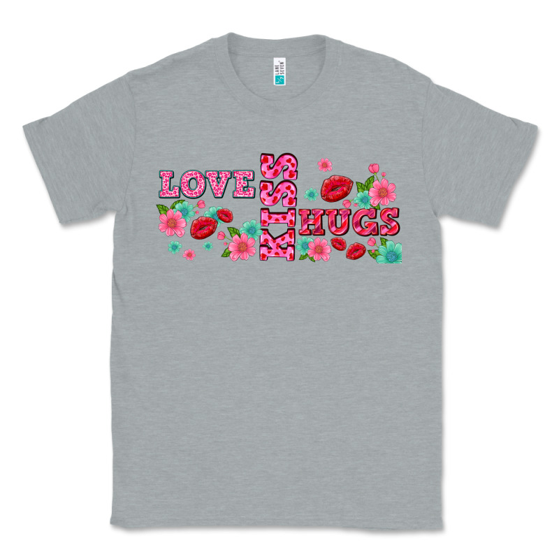 Floral Love And Kiss Classic Tee by AdoDesignShop | Teevron