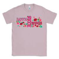 Lilac floral love and kiss Classic Tee - AdoDesignShop