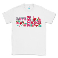 White floral love and kiss Classic Tee - AdoDesignShop