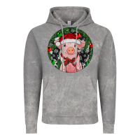 Cloud Rock Sitting Pig Christmas Vintage Hoodie - RanaPortraitStore