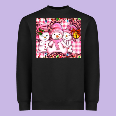 Pink Snowgirls Heavyweight Sweatshirt Designed By Adodesignshop