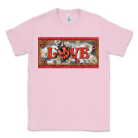 Bubblegum Pink love ladybug    license plate template Classic Tee - BarkalooDesign