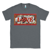 Charcoal Heather love ladybug    license plate template Classic Tee - BarkalooDesign