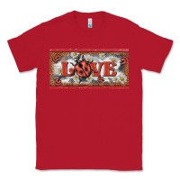 Red love ladybug    license plate template Classic Tee - BarkalooDesign