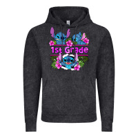 Vintage Black preview flower stitch 1st grade Vintage Hoodie - AdoDesignShop