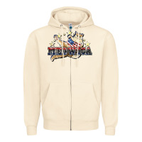 Sandshell meowica cat Zipper Hoodie - NancyCooperArtShop