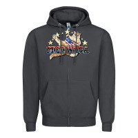 Smoke meowica cat Zipper Hoodie - NancyCooperArtShop