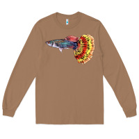 Toasted Coconut Guppy Fish Long Sleeve Tee - LillyAllenDesigns