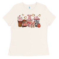 Bone pigs coffee cups Ladies Tee - texasbilliewilder