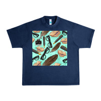 Navy literature seamless pattern Urban Heavy Tee - BundleAndBundleShop