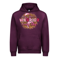Mauve Wine this is what a warrior looks like Urban Hoodie - CowGirlArtShop