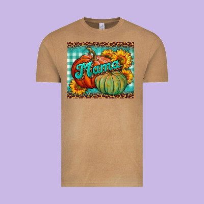 Pumpkin Mama Mouse Pad Vintage Tee Designed By Bundleandbundleshop