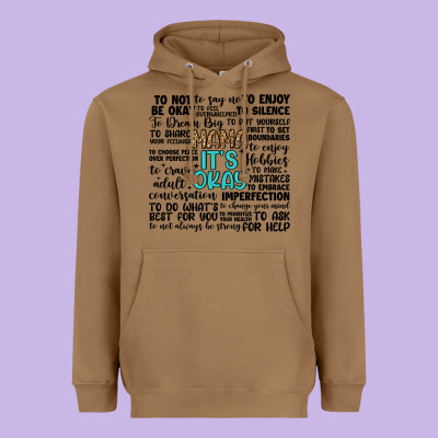 Mama It S Okay Heavyweight Hoodie Designed By Artiststas