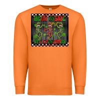 Carrot dead inside but it's Christmas dancing skeletons Premium Sweatshirt - BarkalooDesign