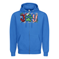 True Royal joy with dog paw Zipper Hoodie - MaliasSmallBusiness