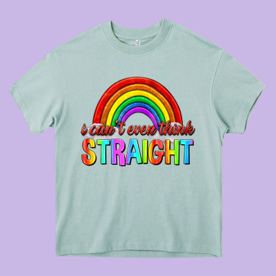 I Cant Even Think Straight Heavy Core Tee Designed By Texasbilliewilder