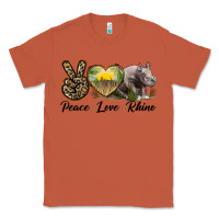 Copper peace love rhino Classic Tee - LillyAllenDesigns