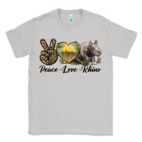 Moon Dust peace love rhino Classic Tee - LillyAllenDesigns