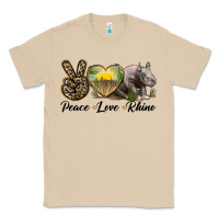 Mushroom peace love rhino Classic Tee - LillyAllenDesigns