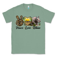 Sage peace love rhino Classic Tee - LillyAllenDesigns