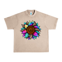French Oak sunflower tie dye Urban Heavy Tee - JahusDesignShop