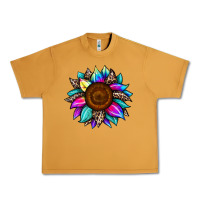Peanut Butter sunflower tie dye Urban Heavy Tee - JahusDesignShop